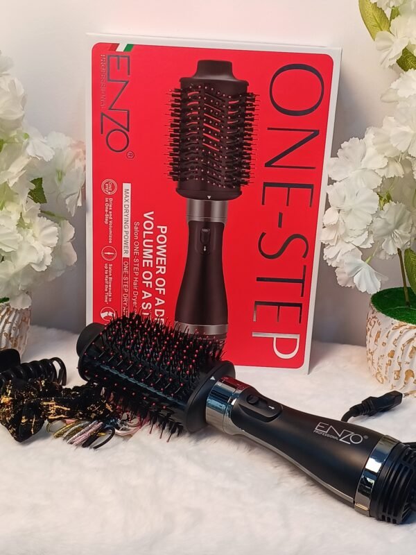 ⁦ENZO EN-4125 One Step Brosse Soufflante Professionnelle ✅⁩ - الصورة ⁦2⁩